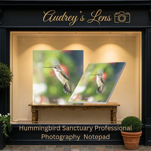 Hummingbird Sanctuary Professional Photography  ノートパッド