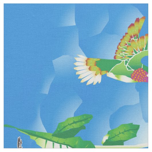 Hummingbird: Stylized ファブリック (クローズアップ)