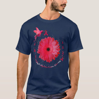 Hummingbird Sunflower Multiple Myeloma Cancer Awar Tシャツ