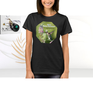Hummingbird Tシャツ – 男性用ルビー喉