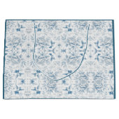 Hummingbird Toile Gift Bags ラージペーパーバッグ (正面)