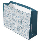 Hummingbird Toile Gift Bags ラージペーパーバッグ (裏面アングル)