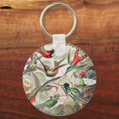 Hummingbird, Trochilidae Kolibruses by Ernst Haeck キーホルダー (正面)