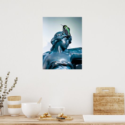 hummingbird view Poster ポスター (キッチン)