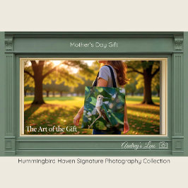 Hummingbird Vintage Art Tote Bag Mother's Day Gift トートバッグ