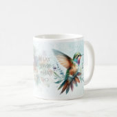 Hummingbird Watercolor コーヒーマグカップ (正面右)
