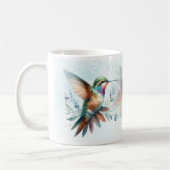 Hummingbird Watercolor コーヒーマグカップ (左)