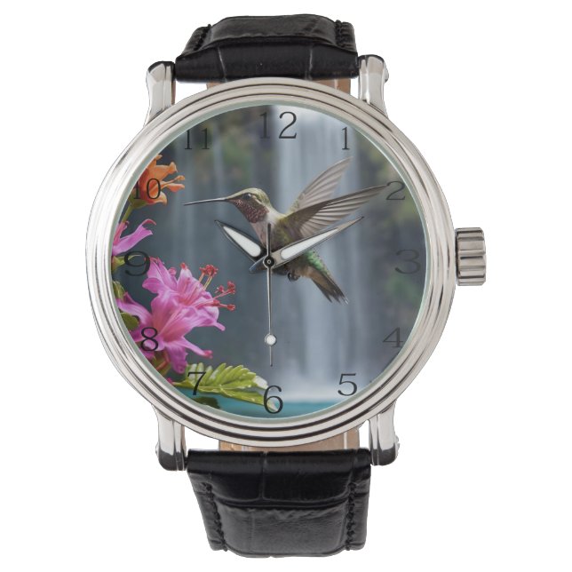 Hummingbird Waterfall Park, Mens Watch 腕時計 (正面)