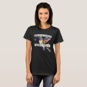 Hummingbird Whisperer Cute Hummingbird Water color Tシャツ (正面フル)