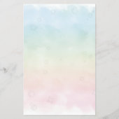 Hummingbird & Wildflower Baby Shower チラシ (裏面)