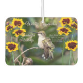 Hummingbird & Wildflower "Plant Natives"  カーエアーフレッシュナー (正面)