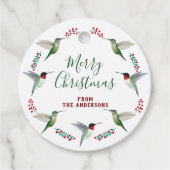 Hummingbird Wreath フェイバータグ (正面)