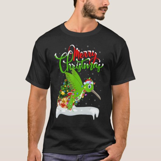 Hummingbird   Xmas Decorations Hummingbird Christm Tシャツ (正面)