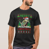 Hummingbird  Xmas Tree Ugly Santa Hummingbird Chri Tシャツ (正面)