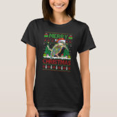 Hummingbird  Xmas Tree Ugly Santa Hummingbird Chri Tシャツ (正面)