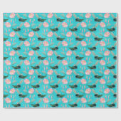 HummingBirdsシリーズデザイン17 ラッピングペーパー (フラット)