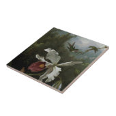 Hummingbirds and White Orchid by Martin J. Heade タイル (側面)