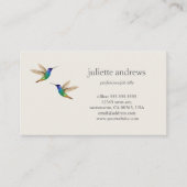 Hummingbirds Business Card 名刺 (正面)