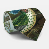 Hummingbirds by Ernst Haeckel, Birds Trees ネクタイ (ロール)