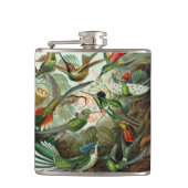 Hummingbirds by Ernst Haeckel, Birds Trees フラスク (正面)