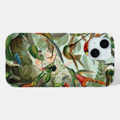 Hummingbirds by Ernst Haeckel, Birds Trees Case-Mate iPhoneケース (裏面 (横))