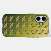 Hummingbirds Golden & Violet Collage  Case-Mate iPhoneケース (裏面 (横))