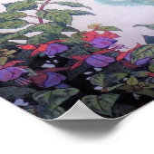 Hummingbirds in Spring ポスター (角)