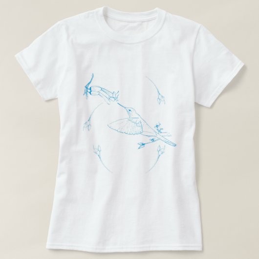 Hummingbirds Tシャツ (デザイン正面)