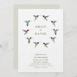 Hummingbirds Wedding Invitation 招待状