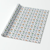 Hummingbirds Wrapping Paper ラッピングペーパー (アンロールド)