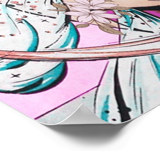 Humor Comic Book Cover  ポスター (角)