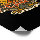 Humor Crow Funny Gothic F-Caw-F ポスター (角)