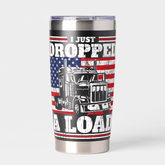 Humor for Truckers 保温保冷タンブラー (正面)