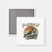 Humor Gothic F Caw F Funny Crow Creative Style マグネット (正面/裏面)