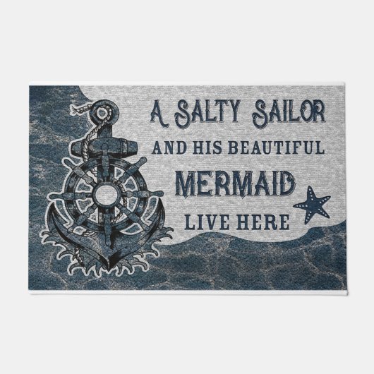 Humor Quotes About Sailor ドアマット (正面)