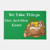 Humor Sloth ドアマット (正面)