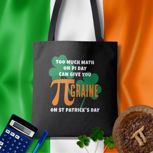 Humor St Patrick's Day Pi Day Math トートバッグ