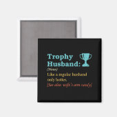 Humor Trophy Husband Definition Husband マグネット (正面/裏面)