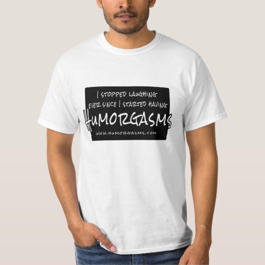 Humorgasmの基本的なティー Tシャツ (正面)