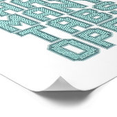 Humorous Anxiety and Overthinking Saying ポスター (角)