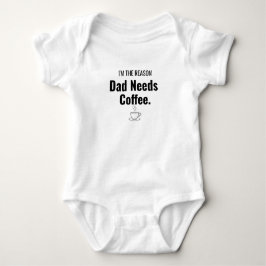 Humorous Baby Bodysuit | New Dad Gift ベビーボディスーツ