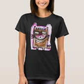Humorous cat artwork kitty portrait meow kitten  c tシャツ (正面)