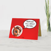 Humorous Chinese cute Horse Year Add Your Photo シーズンカード (裏面)