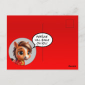 Humorous Chinese cute Horse Year Add Your Photo Pc ポストカード (裏面)