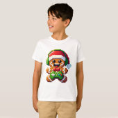 Humorous Christmas Gamer Gingerbread Holiday Gift  Tシャツ (正面フル)