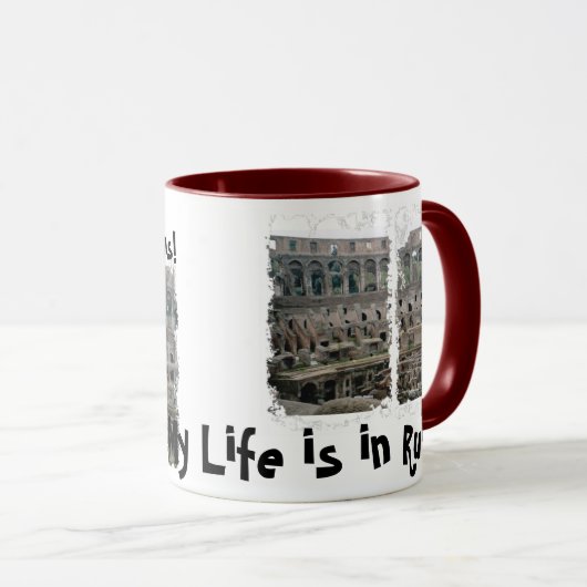 Humorous coffee mug マグカップ (正面右)