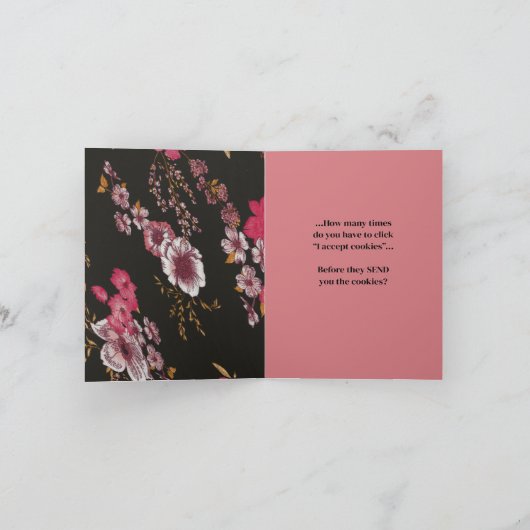 Humorous "Cookie" definition カード (内部)