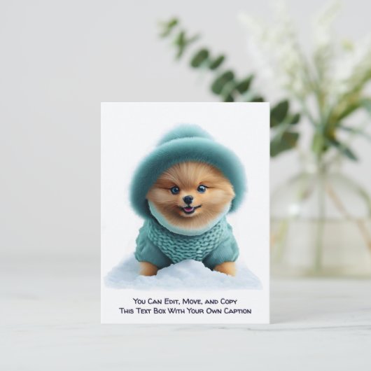 Humorous Customizable Any Occasion Postcard ポストカード (スタンド正面)