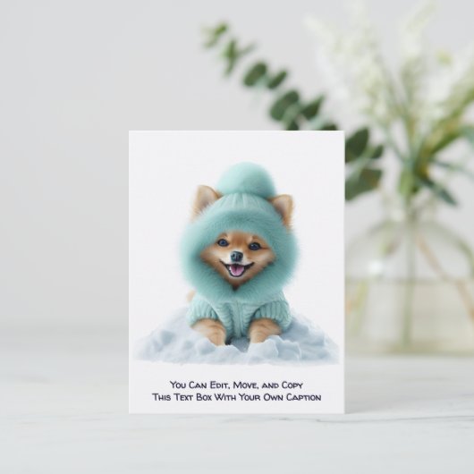 Humorous Customizable Any Occasion Postcard ポストカード (スタンド正面)