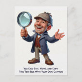 Humorous Customizable Any Occasion Postcard ポストカード (正面)